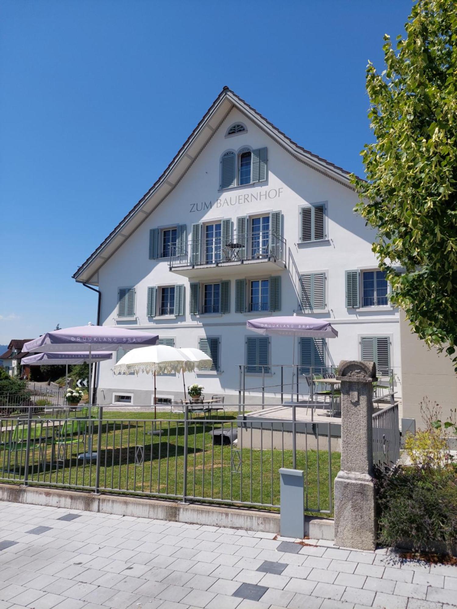 Gasthaus Zum Bauernhof Oberlunkhofen Buitenkant foto