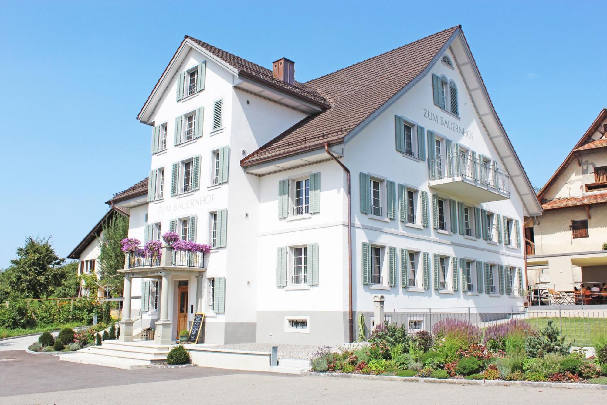 Gasthaus Zum Bauernhof Oberlunkhofen Buitenkant foto